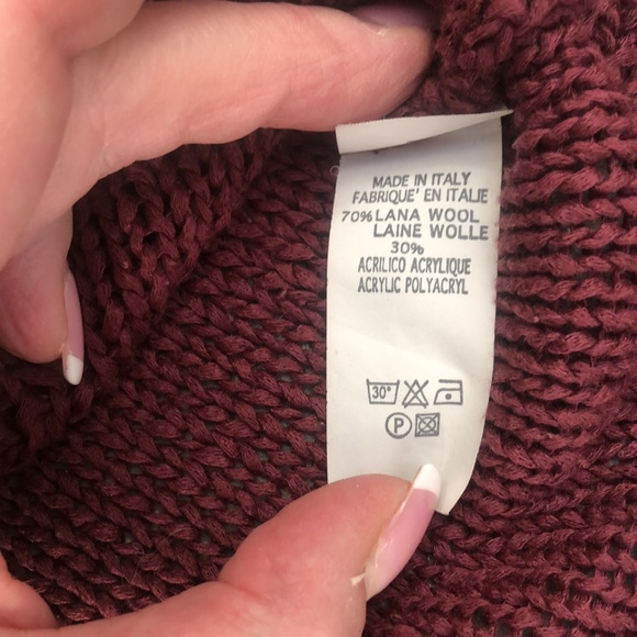 Free People v-neck cropped wool sweater/top - Picture 2 of 6